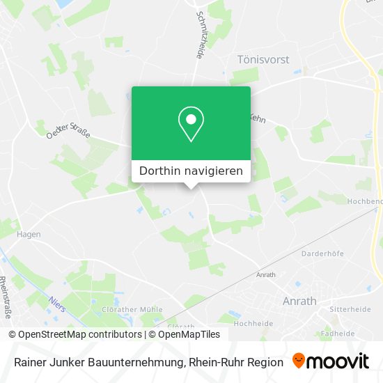 Rainer Junker Bauunternehmung Karte