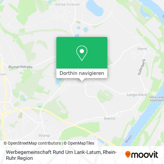 Werbegemeinschaft Rund Um Lank-Latum Karte