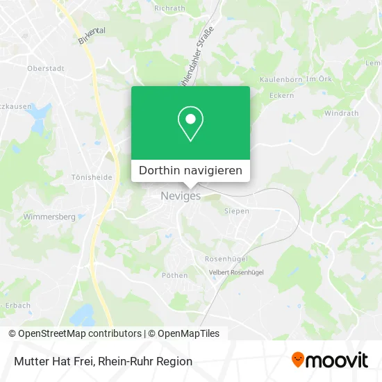 Mutter Hat Frei Karte