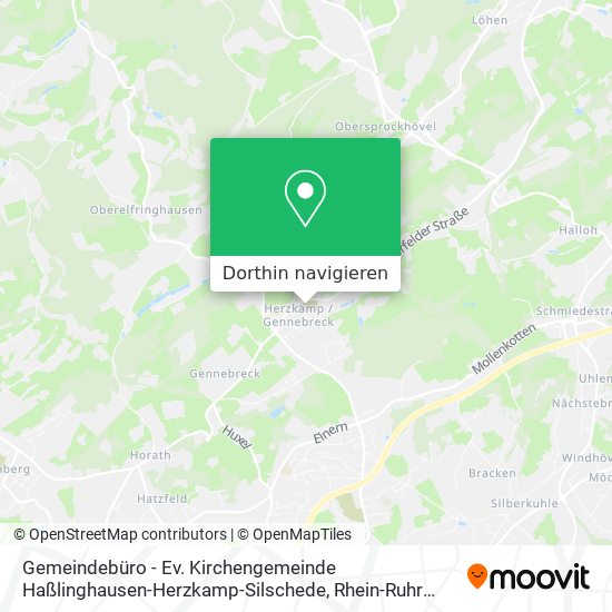Gemeindebüro - Ev. Kirchengemeinde Haßlinghausen-Herzkamp-Silschede Karte
