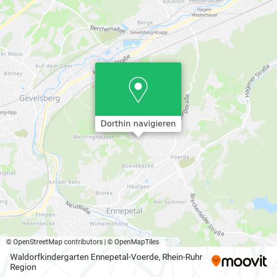 Waldorfkindergarten Ennepetal-Voerde Karte