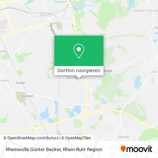 Rheinwolle Günter Becker Karte