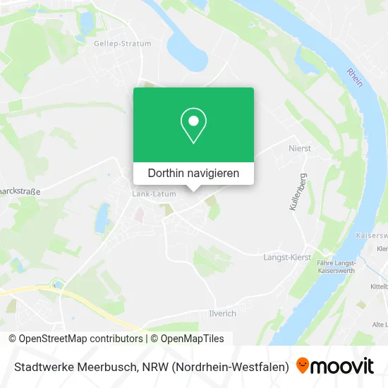 Stadtwerke Meerbusch Karte