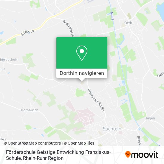 Förderschule Geistige Entwicklung Franziskus-Schule Karte