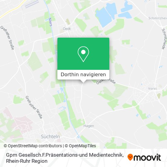 Gpm Gesellsch.F.Präsentations-und Medientechnik Karte