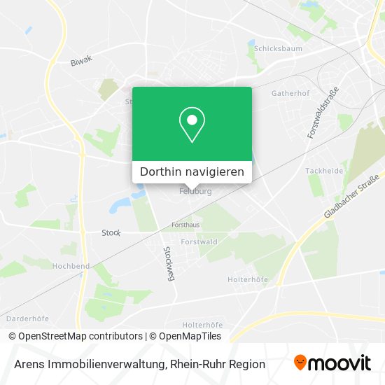 Arens Immobilienverwaltung Karte