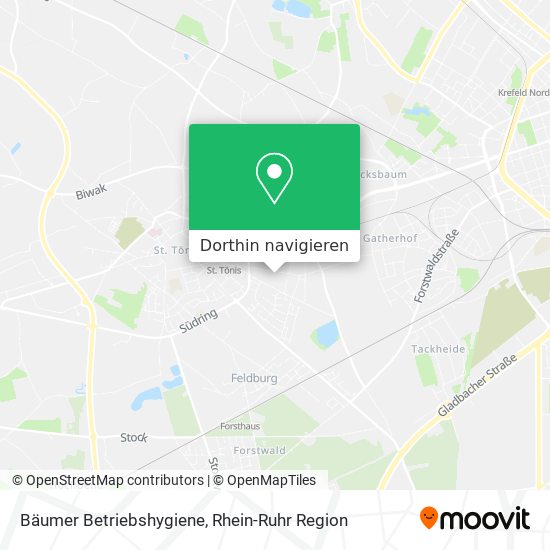 Bäumer Betriebshygiene Karte