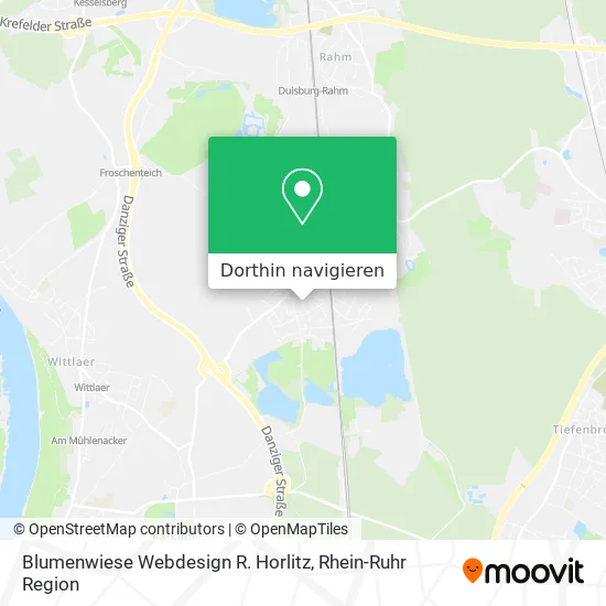 Blumenwiese Webdesign R. Horlitz Karte