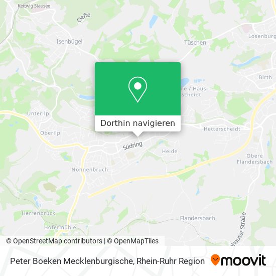 Peter Boeken Mecklenburgische Karte
