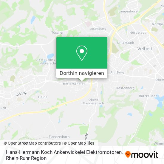 Hans-Hermann Koch Ankerwickelei Elektromotoren Karte