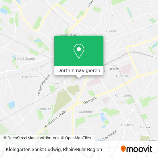 Kleingärten Sankt Ludwig Karte
