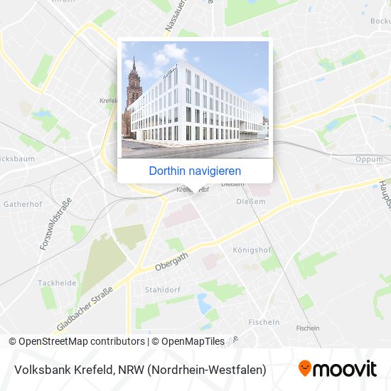 Volksbank Krefeld Karte