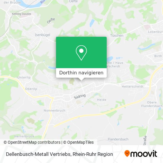 Dellenbusch-Metall Vertriebs Karte