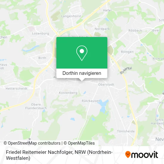 Friedel Reitemeier Nachfolger Karte