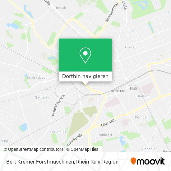 Bert Kremer Forstmaschinen Karte