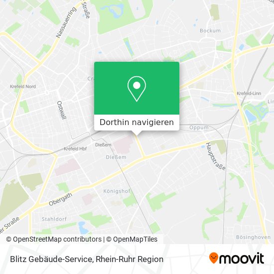 Blitz Gebäude-Service Karte