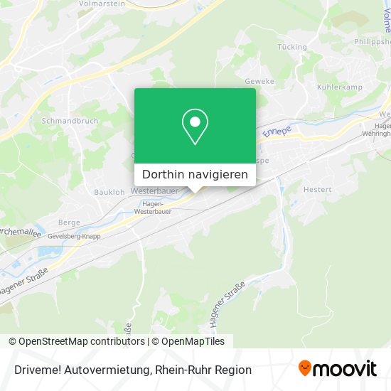 Driveme! Autovermietung Karte