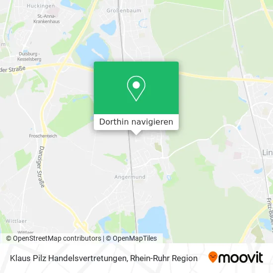 Klaus Pilz Handelsvertretungen Karte