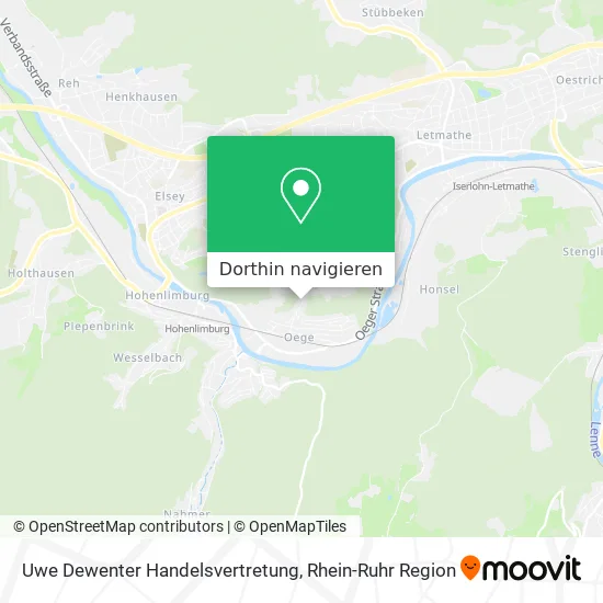 Uwe Dewenter Handelsvertretung Karte