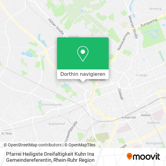 Pfarrei Heiligste Dreifaltigkeit Kuhn Ina Gemeindereferentin Karte