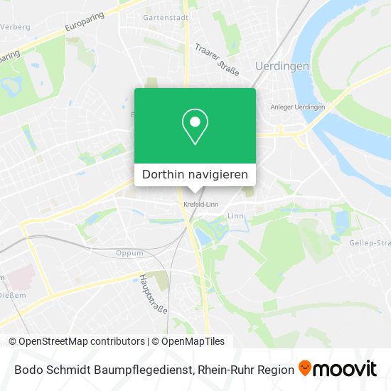 Bodo Schmidt Baumpflegedienst Karte