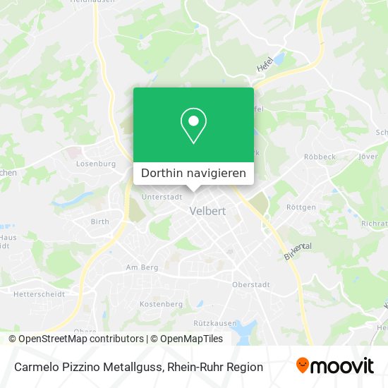 Carmelo Pizzino Metallguss Karte