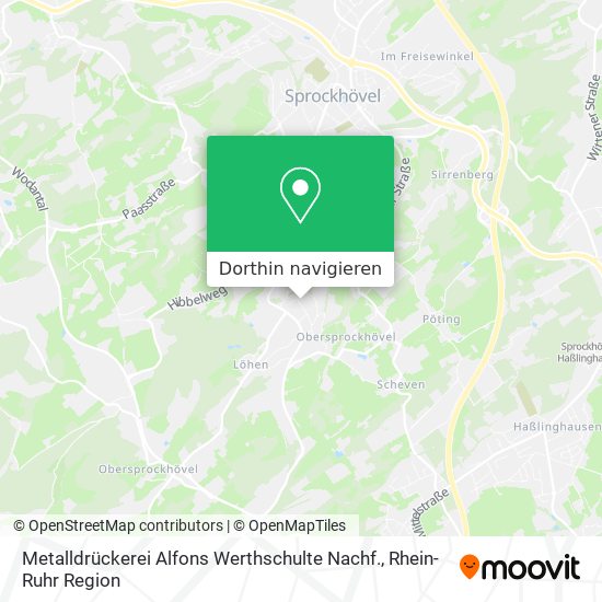 Metalldrückerei Alfons Werthschulte Nachf. Karte