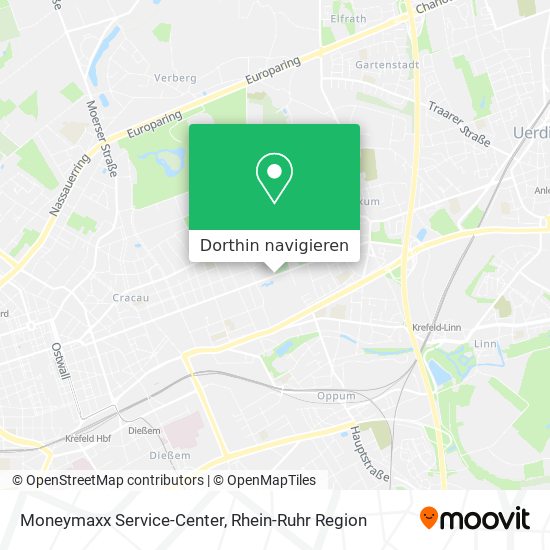 Moneymaxx Service-Center Karte