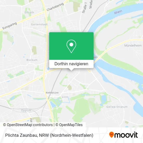 Plichta Zaunbau Karte