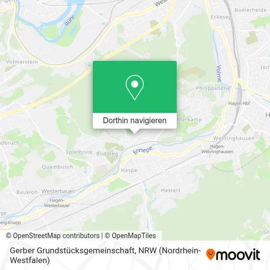 Gerber Grundstücksgemeinschaft Karte