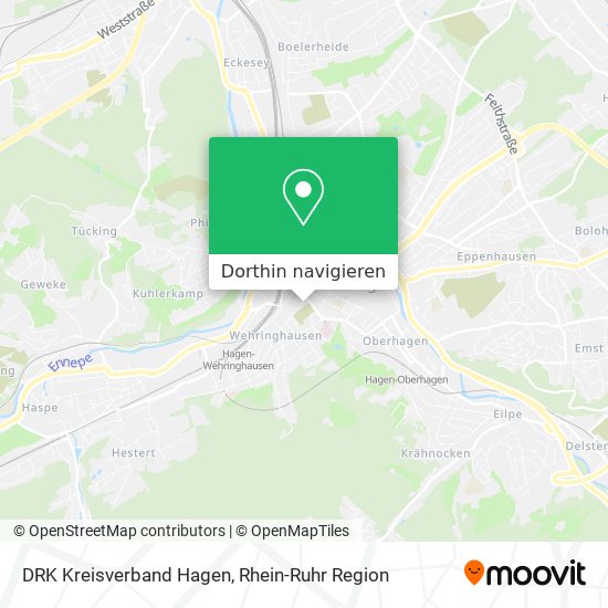 DRK Kreisverband Hagen Karte