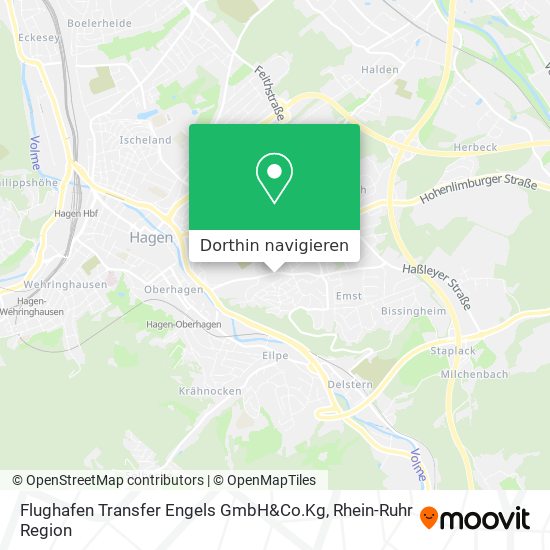 Flughafen Transfer Engels GmbH&Co.Kg Karte
