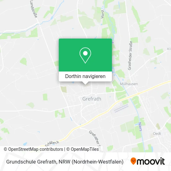 Grundschule Grefrath Karte