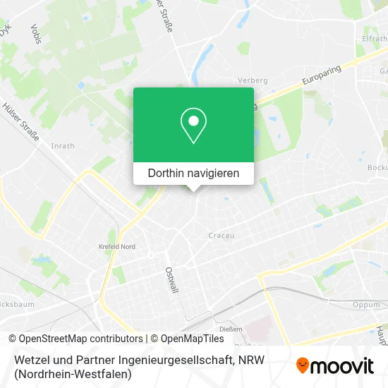 Wetzel und Partner Ingenieurgesellschaft Karte