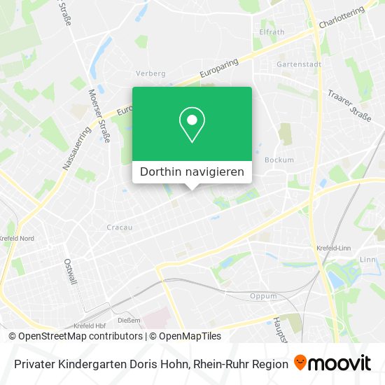 Privater Kindergarten Doris Hohn Karte