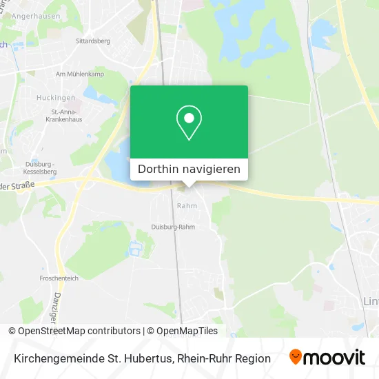 Kirchengemeinde St. Hubertus Karte