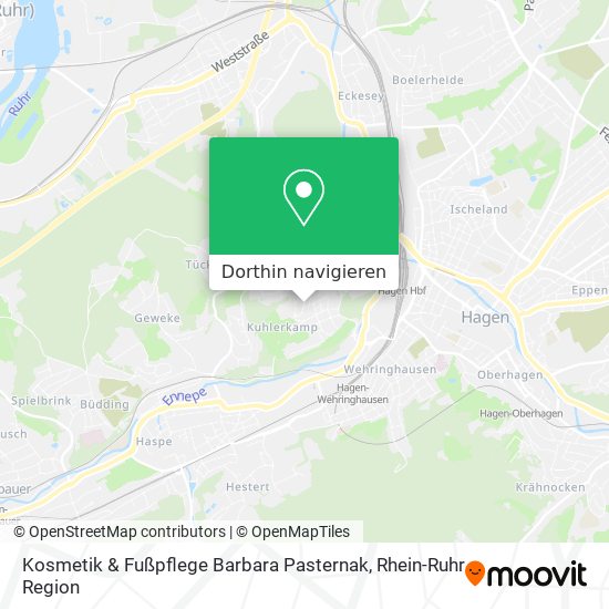 Kosmetik & Fußpflege Barbara Pasternak Karte