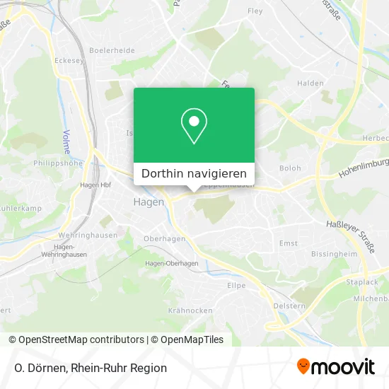 O. Dörnen Karte