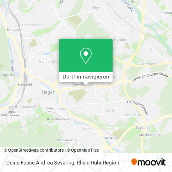Deine Füsse Andrea Severing Karte