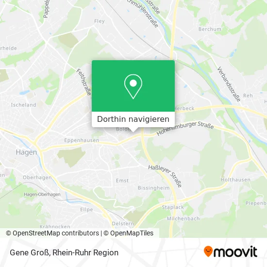 Gene Groß Karte