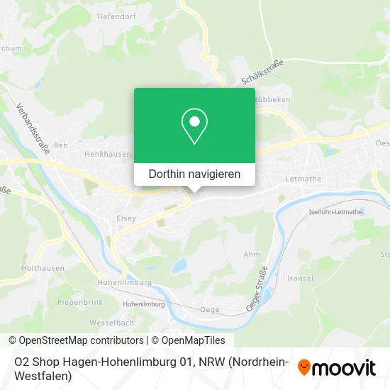O2 Shop Hagen-Hohenlimburg 01 Karte