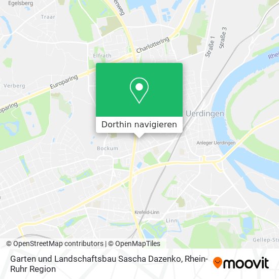 Garten und Landschaftsbau Sascha Dazenko Karte