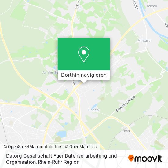 Datorg Gesellschaft Fuer Datenverarbeitung und Organisation Karte