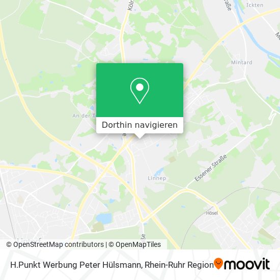 H.Punkt Werbung Peter Hülsmann Karte