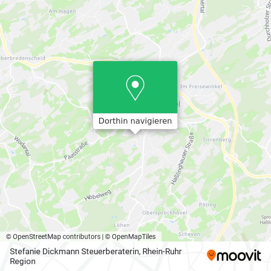 Stefanie Dickmann Steuerberaterin Karte