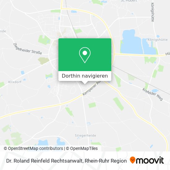 Dr. Roland Reinfeld Rechtsanwalt Karte