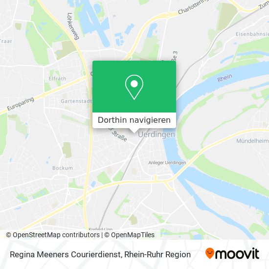Regina Meeners Courierdienst Karte