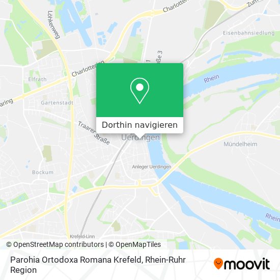 Parohia Ortodoxa Romana Krefeld Karte