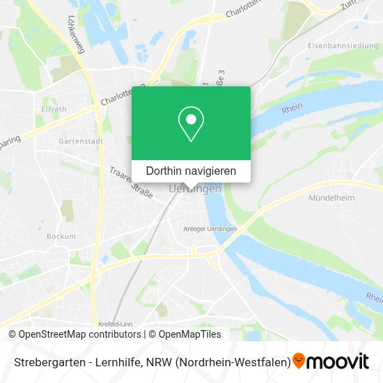 Strebergarten - Lernhilfe Karte