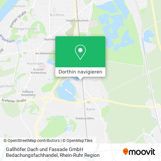 Gallhöfer Dach und Fassade GmbH Bedachungsfachhandel Karte